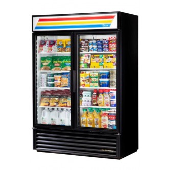 2 Glass Door Reach-in Cooler (True)